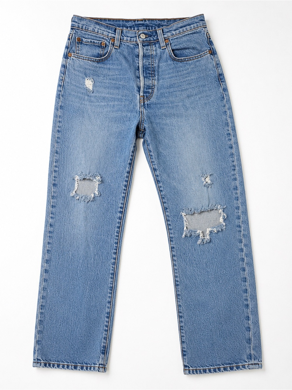 Levi’s 501 Original Distressed Jeans W28 L26 Button Fly